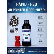MONOCURE 3D - RAPID RESIN  0.5L (0.6KG) - RED